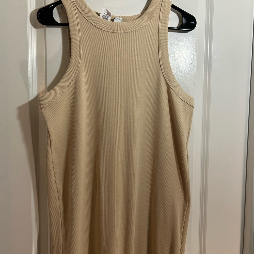 Old Navy Tan Sleeveless Dress
